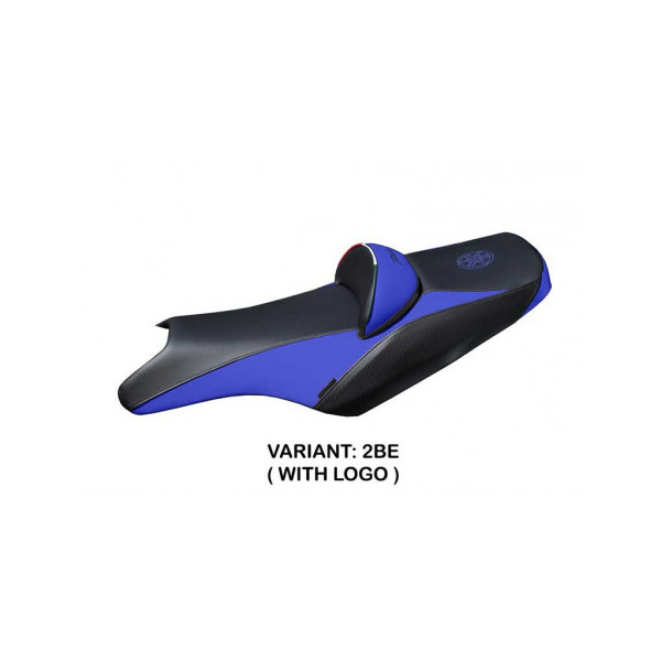 HOUSSE DE SELLE COMPATIBLE YAMAHA T-MAX (08-16) MODÈLE ROSARIO - Couleur : OR, Type : STANDARD, Logo : AVEC LOGO