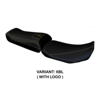 HOUSSE DE SELLE COMPATIBLE  YAMAHA TRACER 900 (15-17) MODÈLE CHIANTI COLOR - Logo : AVEC LOGO, Couleur : GRIS GRIS, Type : STANDARD