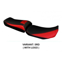 HOUSSE DE SELLE COMPATIBLE  YAMAHA TRACER 900 (15-17) MODÈLE CHIANTI COLOR - Logo : AVEC LOGO, Couleur : ROUGE, Type : STANDARD