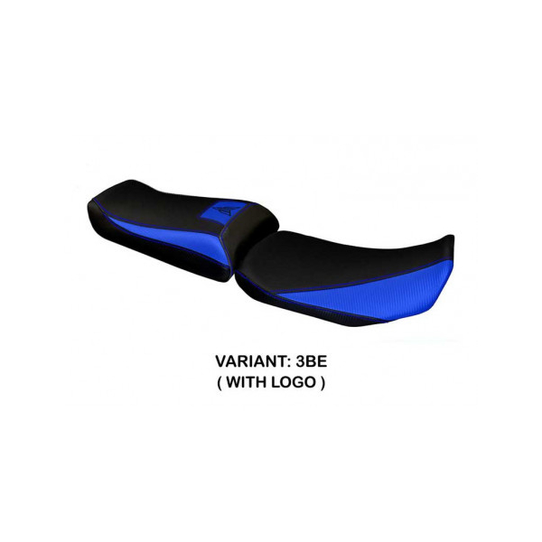 HOUSSE DE SELLE COMPATIBLE  YAMAHA TRACER 900 (15-17) MODÈLE CHIANTI COLOR - Type : STANDARD, Logo : AVEC LOGO, Couleur : ARGENT