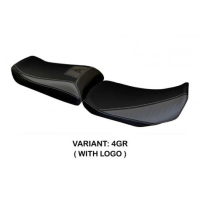 HOUSSE DE SELLE COMPATIBLE  YAMAHA TRACER 900 (15-17) MODÈLE CHIANTI COLOR - Logo : AVEC LOGO, Couleur : ARGENT, Type : STANDARD