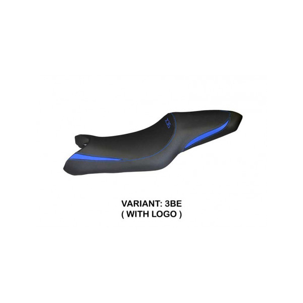 HOUSSE DE SELLE COMPATIBLE YAMAHA XJ6 / XJ6 DIVERSION (08-15) MODÈLE RAGUSA - Logo : AVEC LOGO, Couleur : NOIR, Type : STANDARD