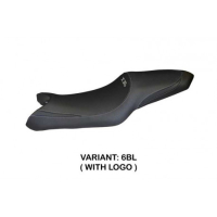 HOUSSE DE SELLE COMPATIBLE YAMAHA XJ6 / XJ6 DIVERSION (08-15) MODÈLE RAGUSA - Logo : AVEC LOGO, Couleur : NOIR, Type : STANDARD