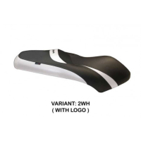 HOUSSE DE SELLE COMPATIBLE YAMAHA X-MAX 250 (05-09) MODÈLE SERGIO - Couleur : NOIR, Type : STANDARD, Logo : AVEC LOGO