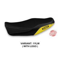 HOUSSE DE SELLE COMPATIBLE  YAMAHA XSR 700 (16-20) MODÈLE GABIN SPECIAL COLOR - Logo : AVEC LOGO, Couleur : NOIR, Type : STANDARD