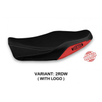 HOUSSE DE SELLE COMPATIBLE  YAMAHA XSR 700 (16-20) MODÈLE GABIN SPECIAL COLOR - Logo : AVEC LOGO, Couleur : ROUGE BLANC, Type : STANDARD