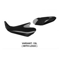 HOUSSE DE SELLE COMPATIBLE YAMAHA MT-07 (14-17) MODÈLE STROMBOLI - Couleur : ROUGE, Type : STANDARD, Logo : AVEC LOGO