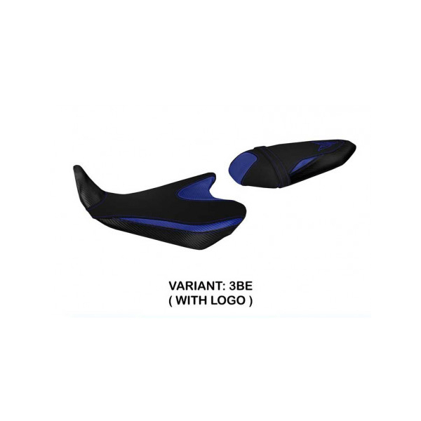 HOUSSE DE SELLE COMPATIBLE YAMAHA MT-07 (14-17) MODÈLE STROMBOLI - Logo : AVEC LOGO, Couleur : JAUNE, Type : STANDARD