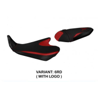 HOUSSE DE SELLE COMPATIBLE YAMAHA MT-07 (14-17) MODÈLE STROMBOLI - Logo : AVEC LOGO, Couleur : JAUNE, Type : STANDARD