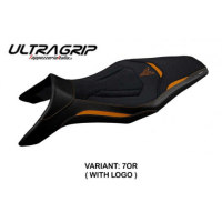 HOUSSE DE SELLE COMPATIBLE YAMAHA MT-09 (13-20) MODÈLE ASHA - Logo : AVEC LOGO, Couleur : BLEU, Type : CONFORT
