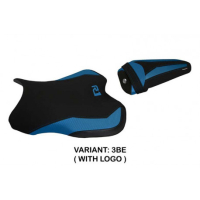 HOUSSE DE SELLE COMPATIBLE YAMAHA R1 (15-22) MODÈLE BILBAO 2 - Couleur : BLANC, Type : STANDARD, Logo : AVEC LOGO