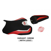 HOUSSE DE SELLE COMPATIBLE YAMAHA R1 (15-22) MODÈLE SPECIAL COLOR BILBAO - Logo : AVEC LOGO, Couleur : BLEU ARGENT, Type : STANDARD