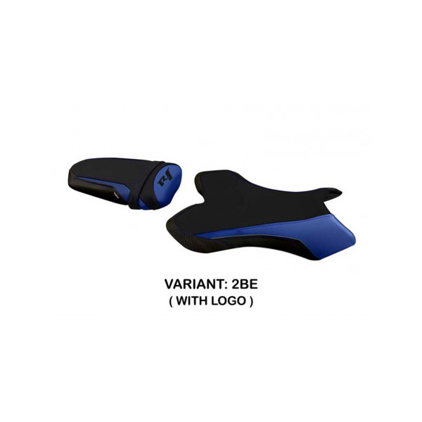 HOUSSE DE SELLE COMPATIBLE YAMAHA R1 (04-06) MODÈLE ARGO 3 - Couleur : NOIR, Type : STANDARD, Logo : AVEC LOGO