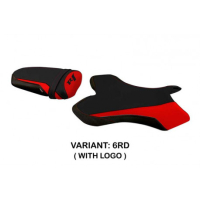HOUSSE DE SELLE COMPATIBLE YAMAHA R1 (04-06) MODÈLE ARGO 3 - Type : STANDARD, Logo : AVEC LOGO, Couleur : ARGENT