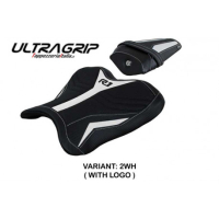 HOUSSE DE SELLE COMPATIBLE YAMAHA R1 (15-22) MODÈLE KAGRAN ULTRAGRIP, NOIR, AVEC - Couleur : BLEU, Type : CONFORT, Logo : AVEC LOGO