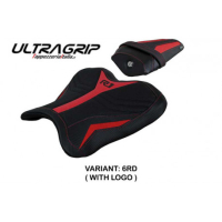 HOUSSE DE SELLE COMPATIBLE YAMAHA R1 (15-22) MODÈLE KAGRAN ULTRAGRIP, NOIR, AVEC - Logo : AVEC LOGO, Couleur : BLEU, Type : ULTRAGRIP