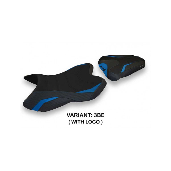 HOUSSE DE SELLE COMPATIBLE YAMAHA R1 (07-08) MODÈLE LURE 1 - Logo : AVEC LOGO, Couleur : BLEU, Type : STANDARD