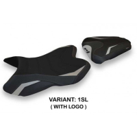 HOUSSE DE SELLE COMPATIBLE YAMAHA R1 (07-08) MODÈLE LURE 1 - Type : STANDARD, Logo : AVEC LOGO, Couleur : ARGENT