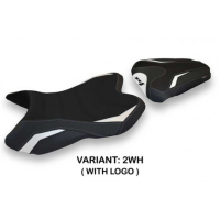 HOUSSE DE SELLE COMPATIBLE YAMAHA R1 (07-08) MODÈLE LURE 1 - Couleur : BLANC, Type : STANDARD, Logo : AVEC LOGO