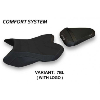 HOUSSE DE SELLE COMPATIBLE YAMAHA R1 (07-08) MODÈLE MARSTAL 1 - Logo : AVEC LOGO, Couleur : ARGENT, Type : CONFORT