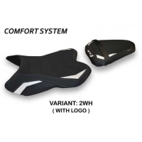 HOUSSE DE SELLE COMPATIBLE YAMAHA R1 (07-08) MODÈLE MARSTAL 1 - Couleur : BLANC, Type : CONFORT, Logo : AVEC LOGO