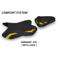 HOUSSE DE SELLE COMPATIBLE YAMAHA R1 (07-08) MODÈLE MARSTAL 1 - Logo : AVEC LOGO, Couleur : JAUNE, Type : CONFORT