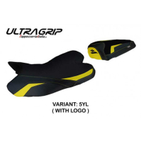HOUSSE DE SELLE COMPATIBLE YAMAHA R1 (09-14) MODÈLE BALSAS - Logo : AVEC LOGO, Couleur : JAUNE, Type : ULTRAGRIP