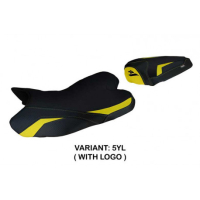 HOUSSE DE SELLE COMPATIBLE YAMAHA R1 (09-14) MODÈLE KAYAPO - Couleur : BLANC, Type : STANDARD, Logo : AVEC LOGO