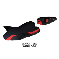 HOUSSE DE SELLE COMPATIBLE YAMAHA R1 (09-14) MODÈLE KAYAPO - Couleur : JAUNE, Type : STANDARD, Logo : AVEC LOGO