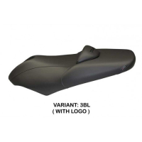 HOUSSE DE SELLE COMPATIBLE YAMAHA T-MAX (01-07) MODÈLE EASY - Couleur : NOIR, Type : STANDARD, Logo : AVEC LOGO