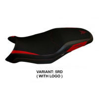 HOUSSE DE SELLE COMPATIBLE  YAMAHA TRACER 700 (16-20) MODÈLE ANAIS 1 - Logo : AVEC LOGO, Couleur : BLEU, Type : STANDARD