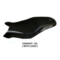 HOUSSE DE SELLE COMPATIBLE  YAMAHA TRACER 700 (16-20) MODÈLE ANAIS 1 - Logo : AVEC LOGO, Couleur : BLEU, Type : STANDARD
