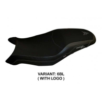 HOUSSE DE SELLE COMPATIBLE  YAMAHA TRACER 700 (16-20) MODÈLE ANAIS 1 - Logo : AVEC LOGO, Couleur : NOIR, Type : STANDARD