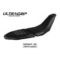HOUSSE DE SELLE COMPATIBLE YAMAHA TENERE 700 RAID (2022) MODÈLE SENDAI - Couleur : NOIR, Logo : AVEC LOGO, Type : ULTRAGRIP