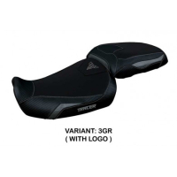 HOUSSE DE SELLE COMPATIBLE YAMAHA TRACER 9/9 GT (21-22) MODÈLE GADIR - Logo : AVEC LOGO, Couleur : BLEU, Type : CONFORT