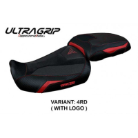 HOUSSE DE SELLE COMPATIBLE YAMAHA TRACER 9/9 GT (21-22) MODÈLE GADIR - Logo : AVEC LOGO, Couleur : BLEU, Type : CONFORT
