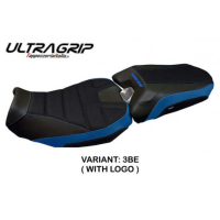 HOUSSE DE SELLE COMPATIBLE  YAMAHA TRACER 900 (18-20) MODÈLE NAIROBI 2 - Logo : AVEC LOGO, Couleur : BLEU, Type : ULTRAGRIP 