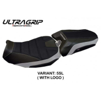HOUSSE DE SELLE COMPATIBLE  YAMAHA TRACER 900 (18-20) MODÈLE NAIROBI 2 - Couleur : NOIR, Logo : AVEC LOGO, Type : ULTRAGRIP
