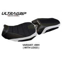 HOUSSE DE SELLE COMPATIBLE  YAMAHA TRACER 900 (18-20) MODÈLE NAIROBI 2 - Couleur : BLANC, Logo : AVEC LOGO, Type : ULTRAGRIP