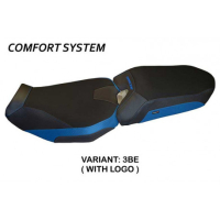 HOUSSE DE SELLE COMPATIBLE YAMAHA TRACER 900 (18-20) MODÈLE RIO 2 - Couleur : BLEU, Type : CONFORT, Logo : AVEC LOGO