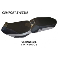 HOUSSE DE SELLE COMPATIBLE YAMAHA TRACER 900 (18-20) MODÈLE RIO 2 - Logo : AVEC LOGO, Couleur : ROUGE, Type : CONFORT