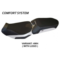 HOUSSE DE SELLE COMPATIBLE YAMAHA TRACER 900 (18-20) MODÈLE RIO 2 - Logo : AVEC LOGO, Couleur : ROUGE, Type : CONFORT