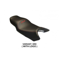 HOUSSE DE SELLE COMPATIBLE  YAMAHA FZ6 (04-11) MODÈLE DE BASE - Logo : AVEC LOGO, Couleur : BLEU, Type : STANDARD