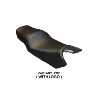 HOUSSE DE SELLE COMPATIBLE  YAMAHA FZ6 (04-11) MODÈLE DE BASE - Logo : AVEC LOGO, Couleur : ARGENT, Type : STANDARD 