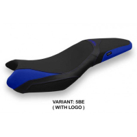 HOUSSE DE SELLE COMPATIBLE TRIUMPH STREET TRIPLE (13-16) MODÈLE VENTURA 1 - Logo : AVEC LOGO, Couleur : BLEU, Type : STANDARD 