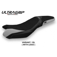 HOUSSE DE SELLE COMPATIBLE TRIUMPH STREET TRIPLE (13-16) MODÈLE VENTURA 1 - Logo : AVEC LOGO, Couleur : NOIR, Type : STANDARD