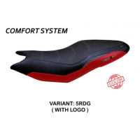 HOUSSE DE SELLE COMPATIBLE TRIUMPH TRIDENT 660 (21-22) MODÈLE ESPERA CONFORT, NO - Logo : AVEC LOGO, Couleur : ROUGE, Type : CONFORT