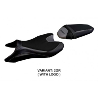 HOUSSE DE SELLE COMPATIBLE YAMAHA MT-07 (18-22) MODÈLE SANYA - Couleur : NOIR, Type : STANDARD, Logo : AVEC LOGO