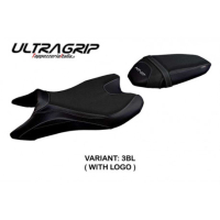 HOUSSE DE SELLE COMPATIBLE YAMAHA MT-07 (18-22) MODÈLE SANYA - Logo : AVEC LOGO, Couleur : BLEU, Type : ULTRAGRIP