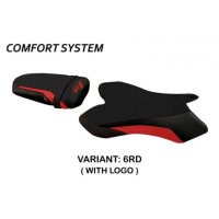 HOUSSE DE SELLE COMPATIBLE YAMAHA R1 (04-06) MODÈLE BIEL - Couleur : JAUNE, Type : CONFORT, Logo : AVEC LOGO